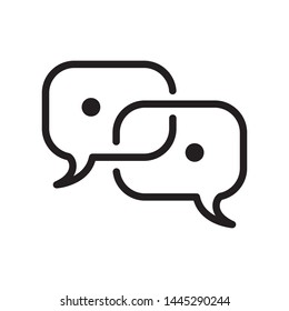 bubble speech icon vector design template
