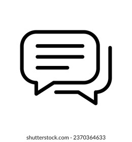 Bubble Speech Icon Vector Design Illustration