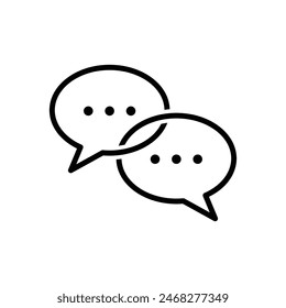 bubble speech icon vector design template simple and clean
