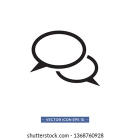 bubble speech icon vector illustration