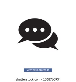 bubble speech icon vector illustration
