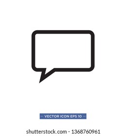 bubble speech icon vector illustration