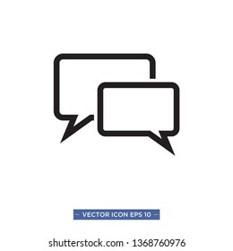 bubble speech icon vector illustration
