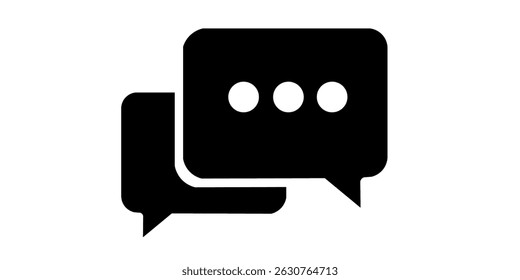 Bubble Speech Icon Vector Illustration Logo Template. Eps10