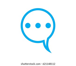bubble speech icon vector illustration