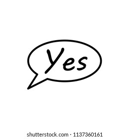 bubble speech icon vector template