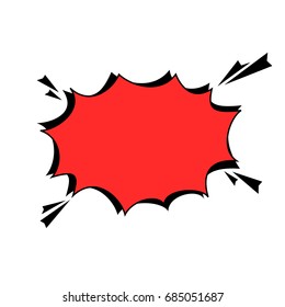 Bubble  speech  message icon vector.