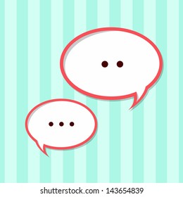 bubble speech minimal design, vector