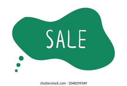 Bubble speech talk phrase. Online chat cloud, cartoon conversation dialog balloon, message sticker. Vector illustration