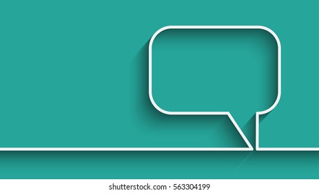 bubble speech template