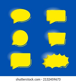 Bubble Speech Vector Design Collection