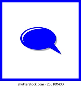 Bubble speech vector icon