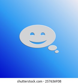 Bubble speech vector icon