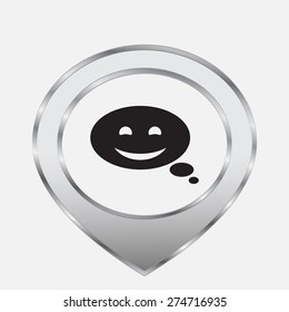 Bubble speech vector icon 