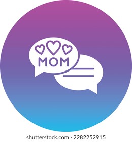 Bubble Speech vector icon. Can be used for printing, mobile and web applications.