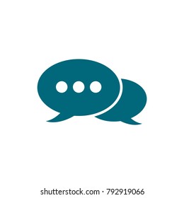 bubble speech vector icon, bubble speech in flat trendy style 