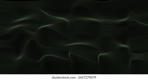 Bubble swelling as mountain. Hill, spherical protrusion. Hemisphere from dots.. Particle points dimension sound wave. Part of sphere effect polar hill globe surface. vector ilustration