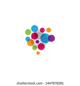 Bubble symbol vector icon illustration