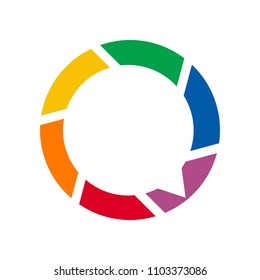 bubble talk logo. communication icon. dialogue symbol. vector eps 08.