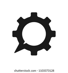 bubble talk logo. communication icon. dialogue symbol. vector eps 08.