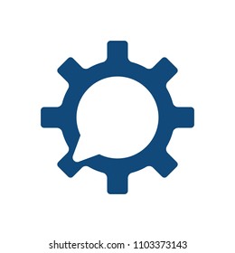 bubble talk logo. communication icon. dialogue symbol. vector eps 08.