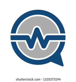 bubble talk logo. communication icon. dialogue symbol. vector eps 08.