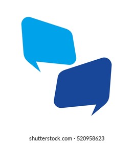 Bubble Talk logo vector.