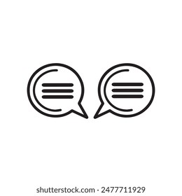 Bubble tax chat box communication media vector design.