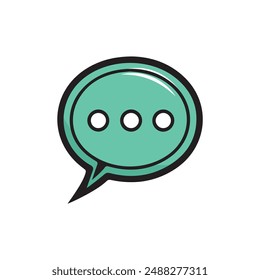 Bubble tax chat box communication media vector design.