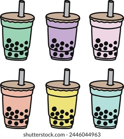 bubble tea boba cup drink