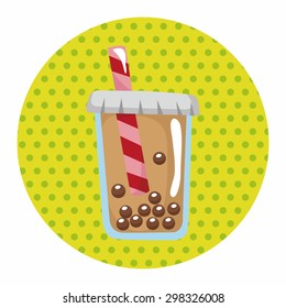 bubble tea drink theme elements