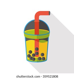 bubble tea flat icon