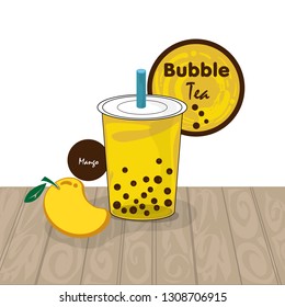 bubble tea graphic cup