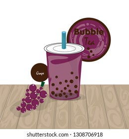 bubble tea graphic cup