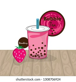 bubble tea graphic cup