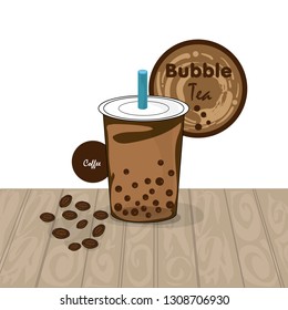 bubble tea graphic cup