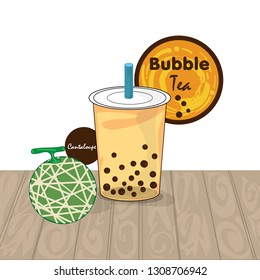 bubble tea graphic cup