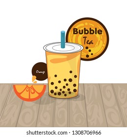 bubble tea graphic cup