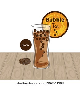 bubble tea graphic cup