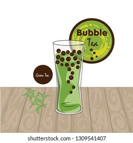 bubble tea graphic cup