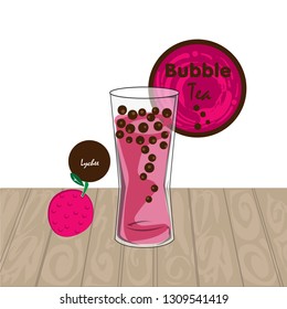 bubble tea graphic cup