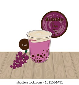 bubble tea graphic cup