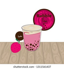 bubble tea graphic cup