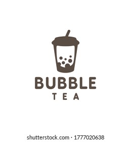 Bubble tea logo icon