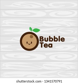 bubble tea logo icon graphic template