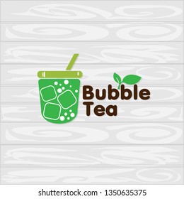 bubble tea logo icon graphic template