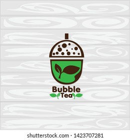 bubble tea logo icon graphic template