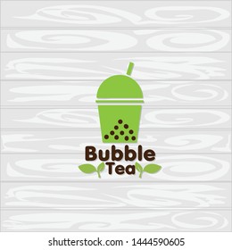 bubble tea logo icon graphic template