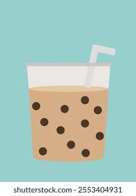 bubble tea, milk tea, beverage, food, gourmet, cusine, dessert, drink, cup, bottle, straw, sweet, liquid, still life, object, illustration, vector