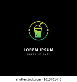 Bubble Tea or Milk Cocktail Logo (3)